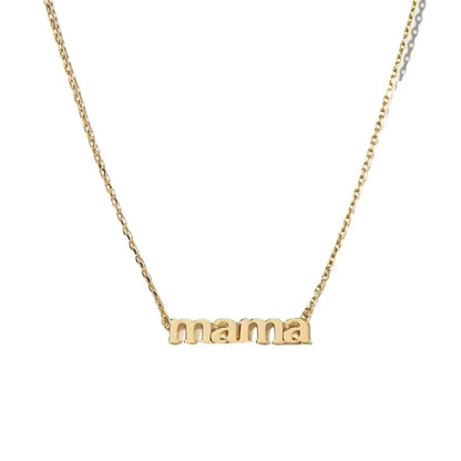 Eternal Gold-Toned Mama Necklace